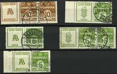 Zamów teraz Denemarken - Verzameling reclamezegels op 1 insteekkaart - Gestempeld