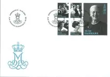 Darmowa dostawa Denemarken - Queen Margrethe 80 years - Fdc met postzegels