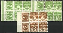 Denemarken - Reclamezegel AFA 47-48 - blok van 6 Wyprzedaż