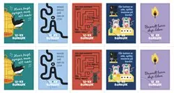 Denemarken - Sayings - Postfrisse strook van 10 Zamów teraz