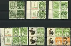 Szybka dostawa Denemarken - Verzameling reclamezegels op 1 voorraadkaart - Ongebruikt