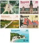 Denemarken - World Heritage Unesco - Postfrisse serie van 5 Ekspresowa dostawa