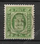 Denemarken 1871 - AFA Dienstzegels 3 - Gebruikt Promocja