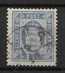 Autentyczny Denemarken 1871 - Dienstzegel AFA 1 - Gebruikt