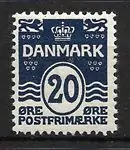 Denemarken 1912 - AFA 66a - Postfris Autentyczny