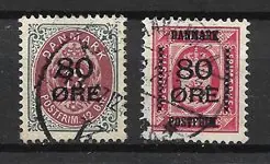 Denemarken 1915 - AFA 82 - 83 - Gebruikt Najlepsza cena
