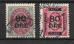 Zwrot pieniędzy Denemarken 1915 - AFA 82-83 - Gebruikt