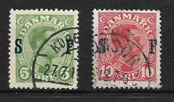 Denemarken 1917 - AFA SF 1 + 2 - Gebruikt Kup teraz