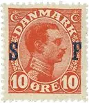 Tani Denemarken 1917 - Soldaten postzegel AFA 2 - Postfris