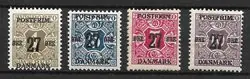 Denemarken 1918 - AFA 85X-89X - Ongebruikt Bezpieczna płatność