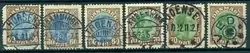 Denemarken 1919-1920 - Collectie met 60 øre bruin/blauw Oferta limitowana