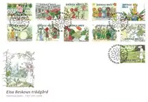 Zweden - Elsa Beskow's Garden - FDC Nowość