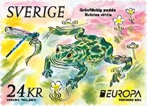 Zweden - EUROPA 2021 Endangered National Wildlife - Postfrisse postzegel van rol Wysoka jakość