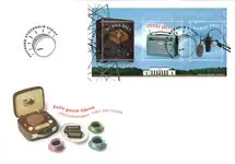 Zweden - Radio through the ages - FDCmetsouvenirvelletje Wysoka jakość