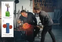 Zweden - Swedish art glass - Postfris souvenirvelletje Tani