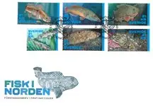 Zweden - Vis van het Hoge Noorden - FDC Szybka dostawa