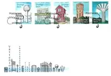 Zweden - Water towers - FDC Premium