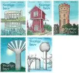 Zweden - Water towers - Postfrisse serie van 5 Kup teraz