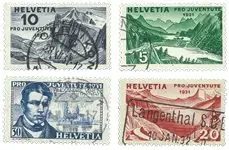 Zwitserland - 1931 - Michel 246/49 - Gebruikt Autentyczny