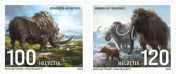 Zwitserland - Giants of the Ice Age - Postfrisse serie van 2 Rabat