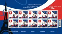 Tani Zwitserland - Olympic Games Paris 2024 - Postfris souvenirvelletje