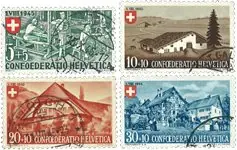 Zwitserland - Pro Patria 1945 - Michel 460/63 - Gebruikt Oferta