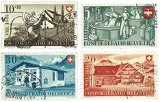 Zwitserland - Pro Patria 1946 - Michel 471/74 - Gebruikt Ekspresowa dostawa