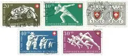 Zwitserland - Pro Patria 1950 - Michel 545/49 - Gebruikt Oryginalny