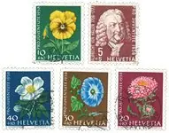 Zwitserland - 1958 - Michel 663/67 - Gebruikt Ostatnia szansa