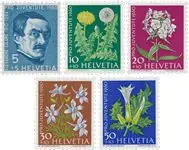 Tani Zwitserland - 1960 - Michel 722/26 - Postfris