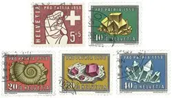 Zwitserland - Pro Patria 1958 - Michel 657/61 - Gebruikt Tani
