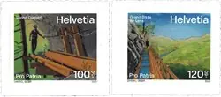 Szybka dostawa Zwitserland - Pro Patria 2025: Valais bisses - Postfrisse serie van 2