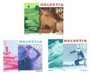 Bezpieczna płatność Zwitserland - Tourism - Postfrisse serie van 3