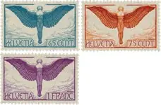 Wysoka jakość Zwitserland 1924 - Michel 189/191x - Ongebruikt