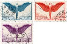 Zwitserland 1924 - MICHEL 189x-191x - Gebruikt Kup teraz