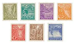Zwitserland 1934 - Michel 270/276 - Ongebruikt Darmowa dostawa