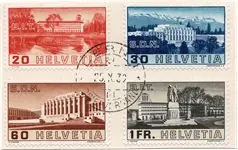 Zwitserland 1938 - MICHEL 321-324 - Gebruikt Autentyczny