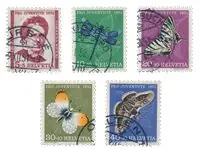 Bezpieczna płatność Zwitserland 1951 - Michel 561/65 - Gebruikt