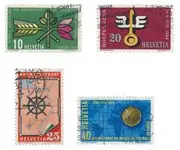 Ekspresowa dostawa Zwitserland 1954 - Michel 593/96 - Gebruikt