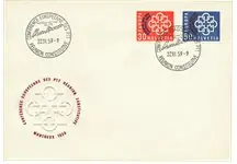 Zwitserland 1959 - Michel FDC 681/682 - Oryginalny