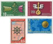 Zwitserland, Michel nr. 593-596, 1954 - Postfris Ostatnia szansa