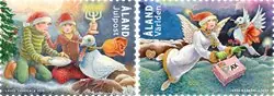 Åland - Christmas 2023 - Postfrisse serie van 2 Wysoka jakość