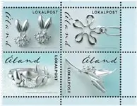Wysoka jakość Åland - Jewellery - Postfrisse serie van 4