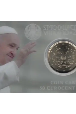 Vaticaan 2024 50 Cent in coincard Nummer 15 Wyprzedaż