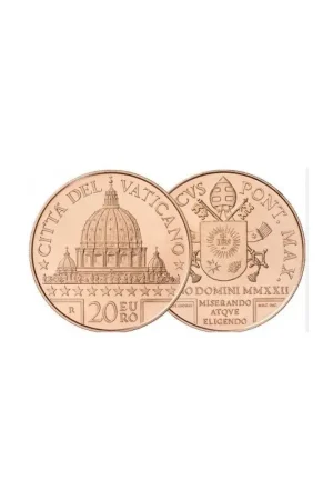 Vaticaan 2022 20 euro 'St. Pietersbasiliek' Unc Oferta limitowana