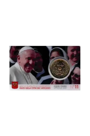 Rabat Vaticaan 2020 50 Cent in coincard Nummer 11