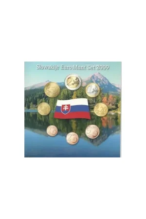 Unc set Slowakije 2009 in blister met penning Ekspresowa dostawa