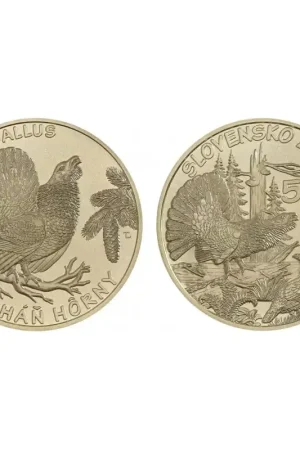 Slowakije 2024 5 euro 'Westerse Auerhoen' Unc Rabat