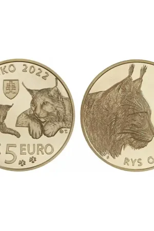 Zamów teraz Slowakije 2022 5 euro 'Lynx' Unc