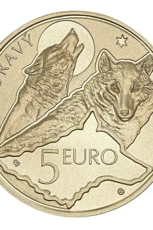 Slowakije 2021 5 euro 'de Wolf' Unc Kup teraz